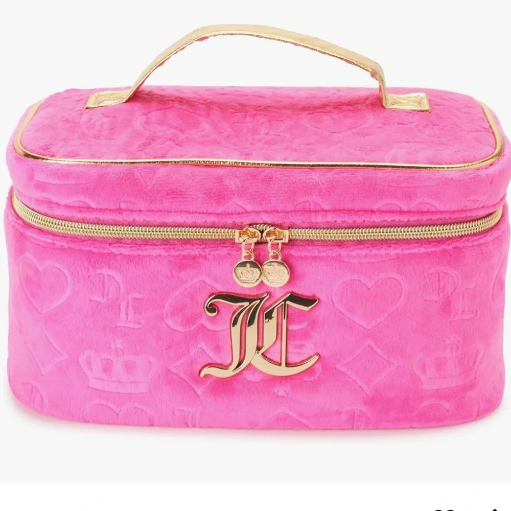 Juicy Couture Women's Cosmetics Bag - Travel Makeup and Toiletries Case